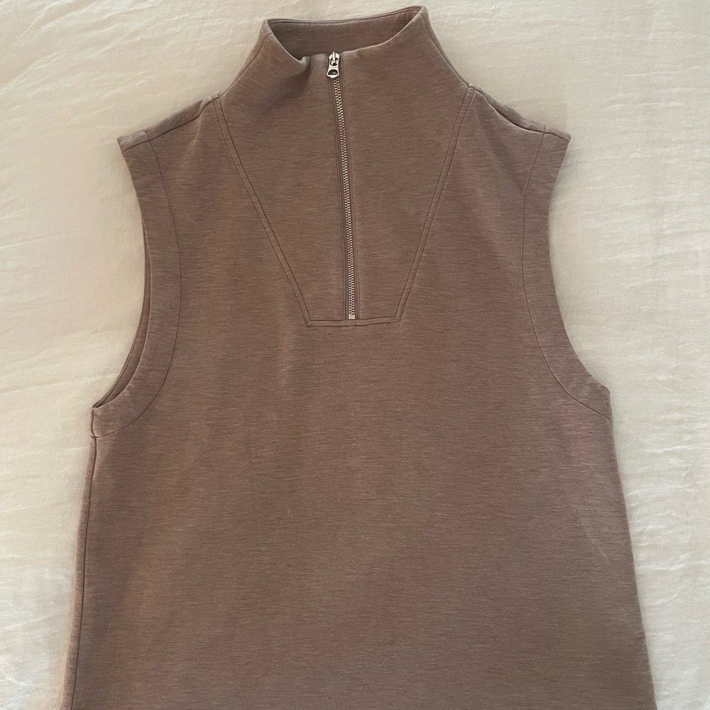 Varley magnolia half zip tank Women's Top - Taupe